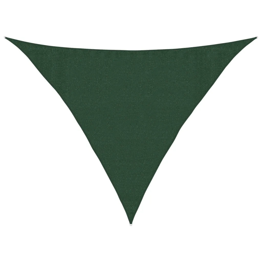 Vela Parasole-Telo Ombra-Vela Ombreggiante 160 g/m2 Verde Scuro 3,5x3,5x4,9 m in HDPE