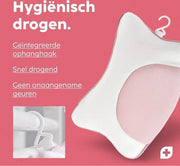 Nekcuscino Rosa M, Nekcuscino Luxe con Chiusura a Zuignap, Cuscino per Bagno per Home Spa, Supporto Cervicale, Nek e Spalle, Nekcuscino, Cuscino per Bagno Nek, Cuscino per Bagno e Bagno Nekcuscino