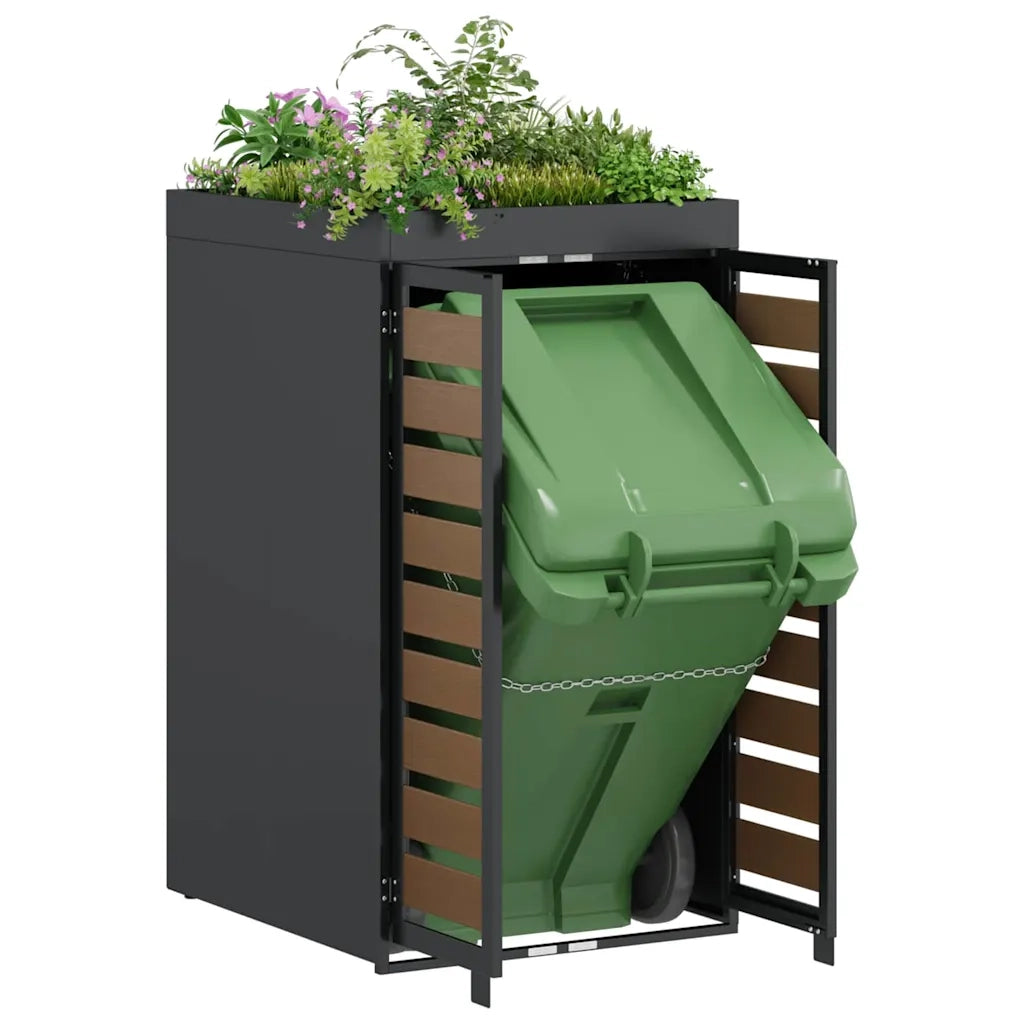 Magazzino per contenitori con tetto per vaso per contenitore da 240L