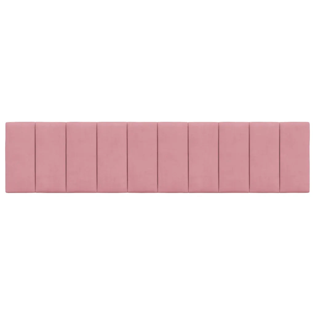 Cuscino Testiera Hanko Rosa 200 cm in Velluto 374694