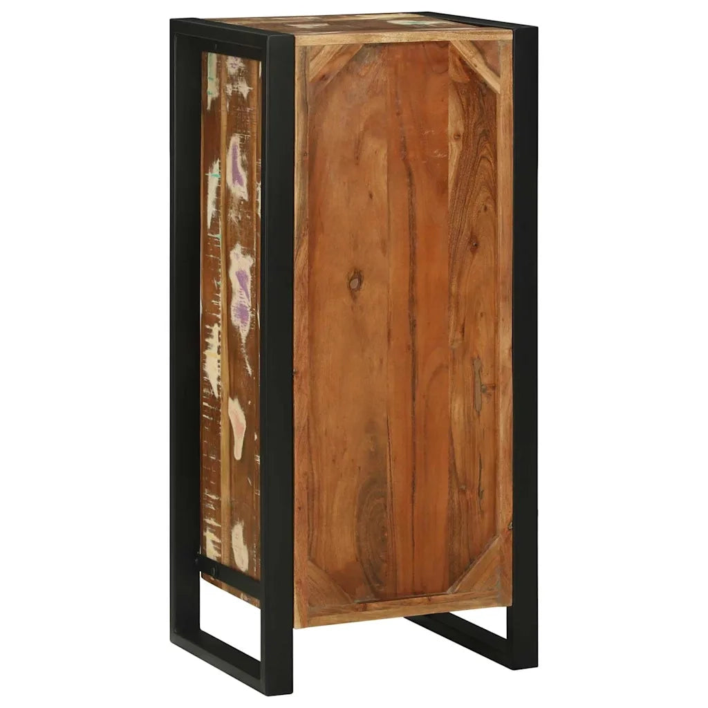 Mobile da Bagno con porta Marrone Legno Recuperato Massello 4013614