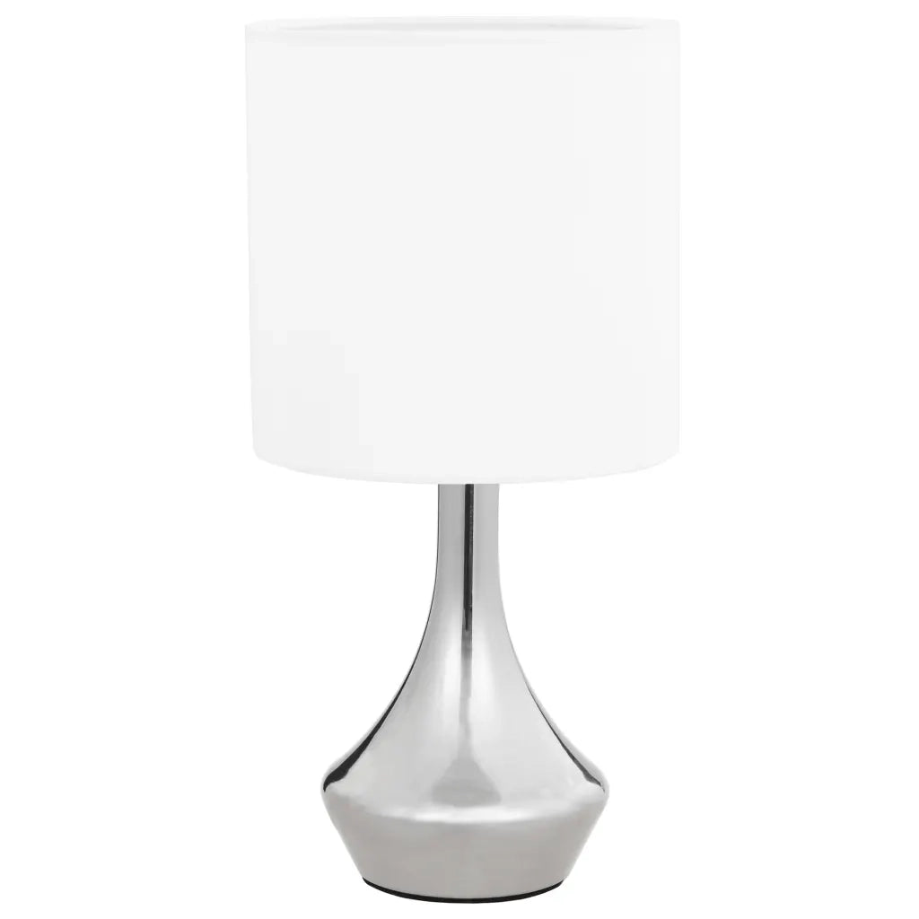 Lampade da Tavolo 2 pz Pulsanti Touch Bianche E14 51040