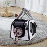 Casella di trasporto per piccoli animali domestici, gatti, cani, conigli, 45L x 30L x 5H centimetri