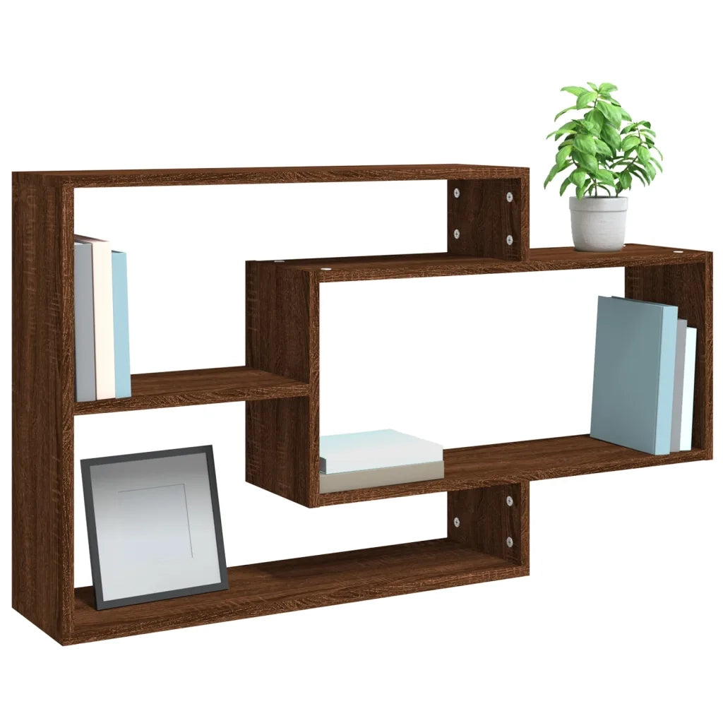 Mensola a Muro Rovere Marrone 104x20x58,5 cm Legno Multistrato cod mxl 33024