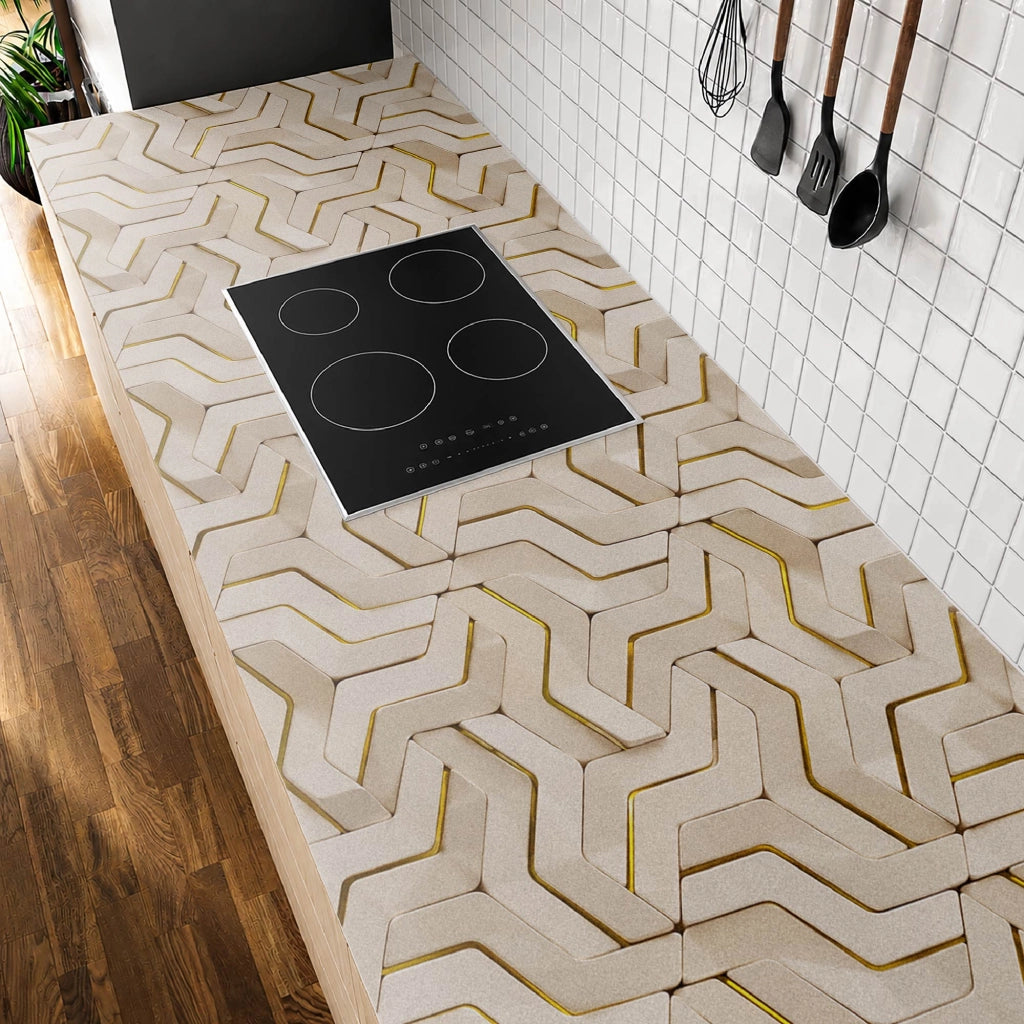 Carta Adesiva Da Rivestivmento 60x300 cm Pellicola Autoadesiva Impermeabile per Mobili, Pareti, Cucina, Tavoli e Top Cucina – Rivestimento Rimovibile per Superfici Lisce e DIY Disegno18