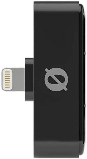 RØDE Wireless Micro - Microfono wireless compatto, due microfoni con custodia di ricarica per la creazione di contenuti per smartphone - Lightning, nero