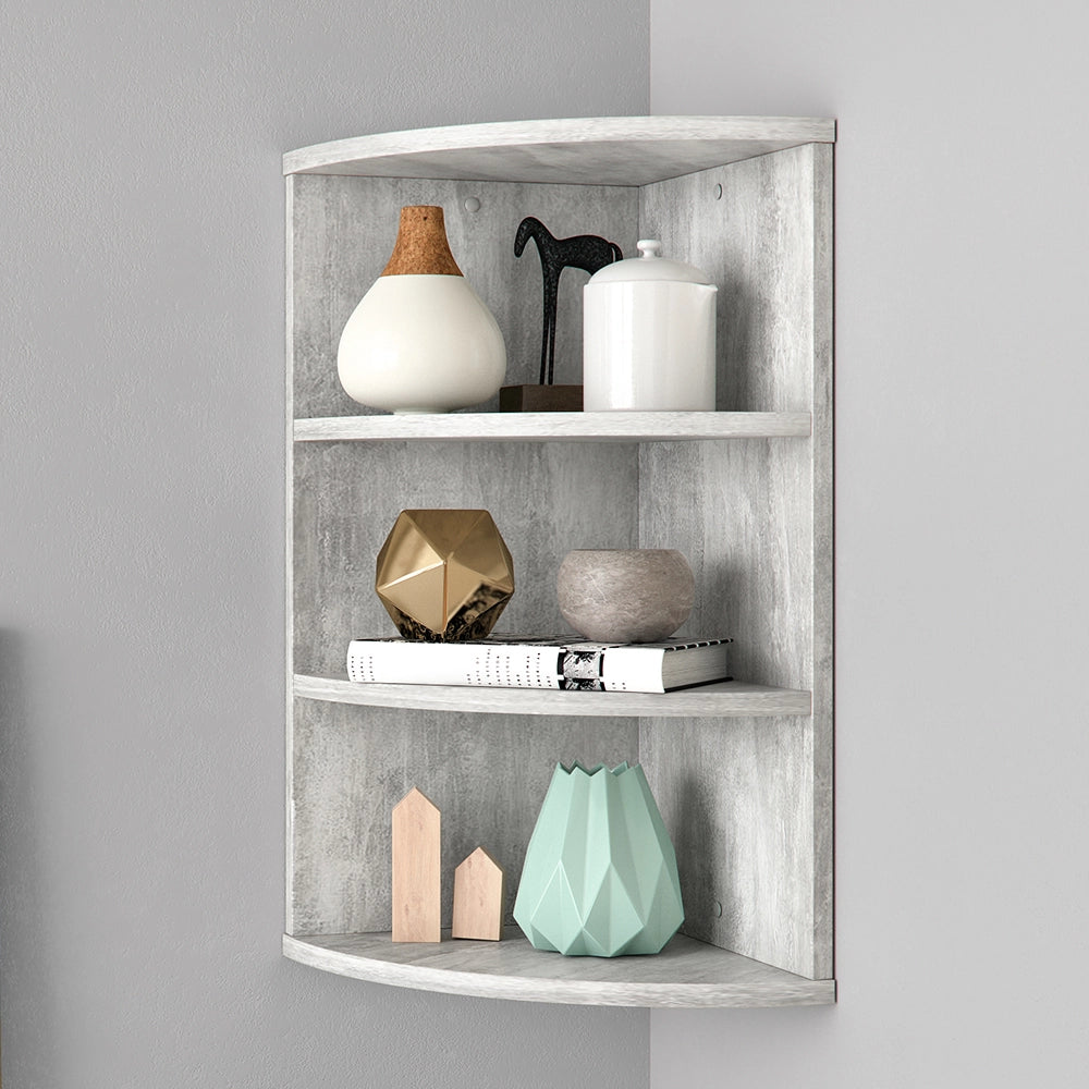Vicco Libreria angolare da terra Calcestruzzo 30 x 60 cm