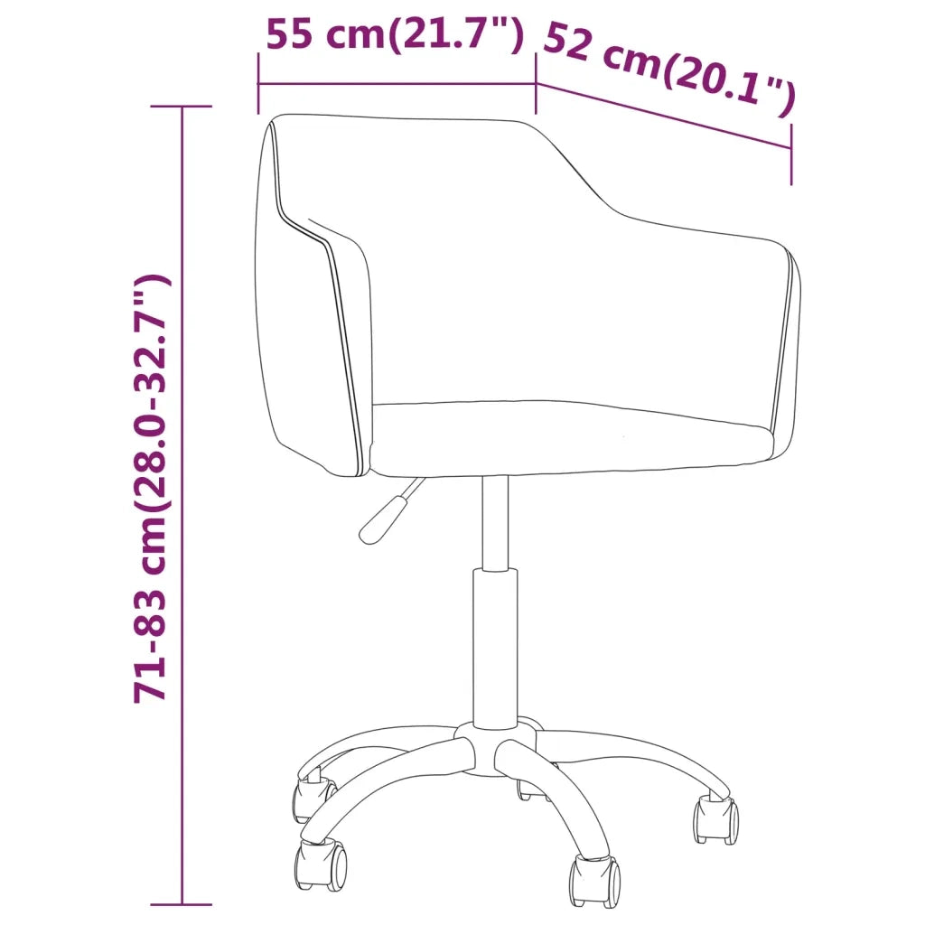 Sedie da Pranzo Girevoli 6 pz Grigio Scuro in Velluto