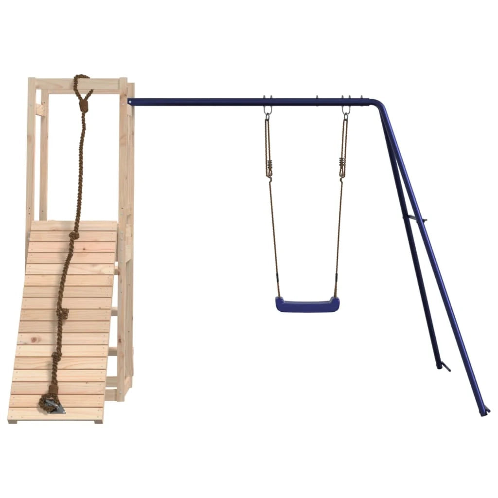Parco giochi per esterni strutture per arrampicata robusti giochi da giardino 232 x 184 x 169 cm legno massiccio di pino 02_0004901