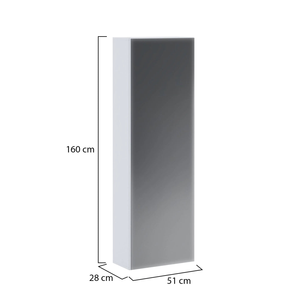 Mobile Portascarpe Stazzema, Scarpiera 6 Ripiani, 51x28x160h cm Bianco