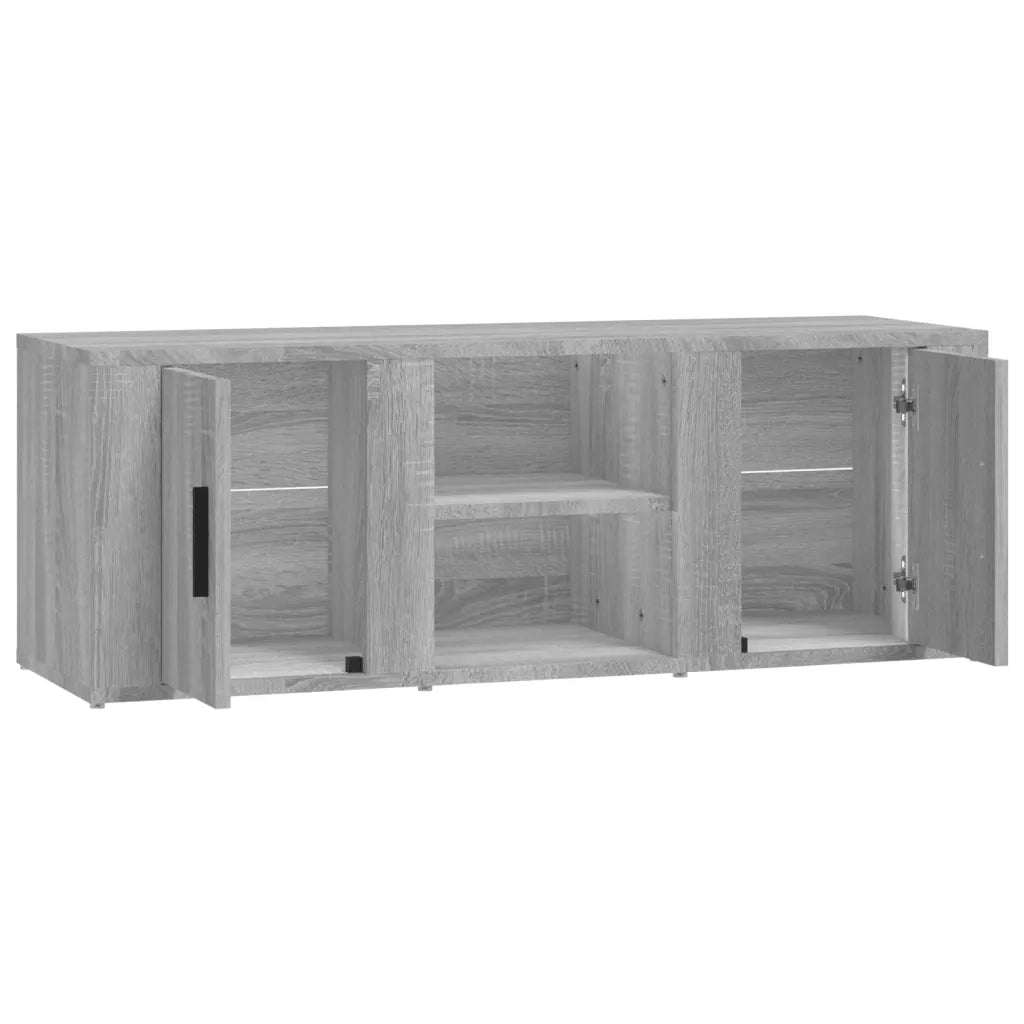 Mobile TV Grigio Sonoma 100x31,5x35 cm in Legno Multistrato 819434