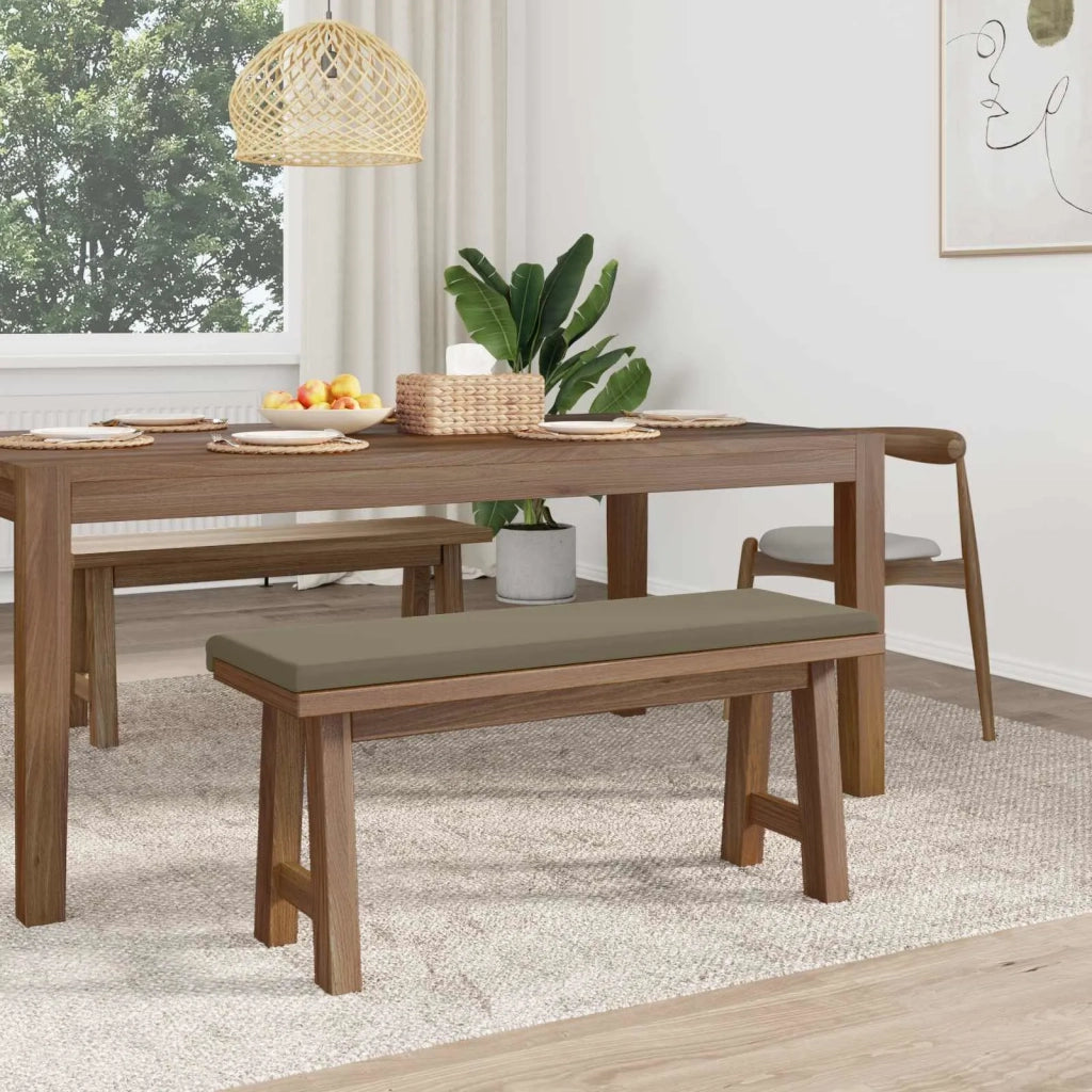 Cuscino per panchina Velvet testurizzato Cachi Profondità 35 cm 42043389