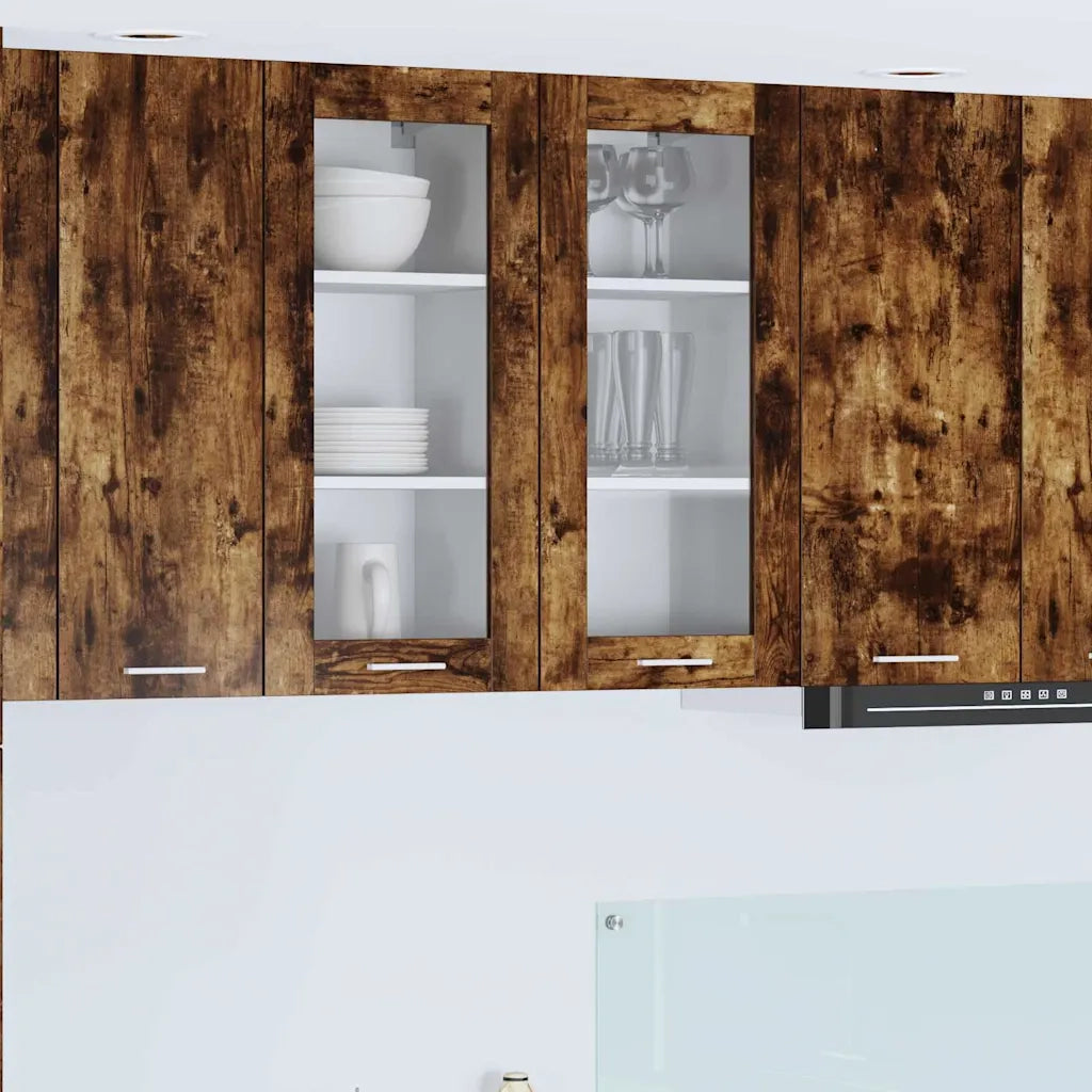 Armadio pensile Rovere fumé 40 x 31 x 80 cm Legno multistrato