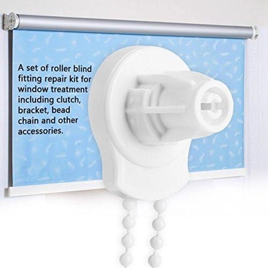 Attrezzatura per tenda a rullo 25 mm: connettore, set di riparazione, guide