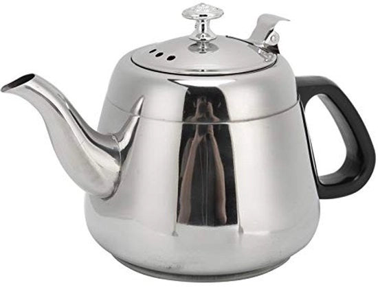 Pentola a Caffè in Acciaio Inossidabile 1,5L/2L con Filtro e Maniglia Ergonomica - Corrosione Resistente