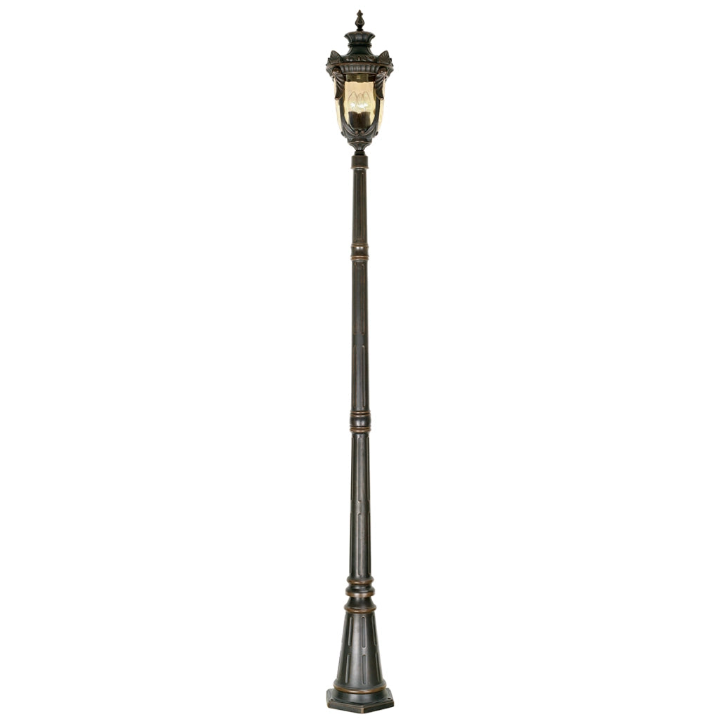 Lampione da giardino Philadelphia 237cm 3xE14 bronzo Elstead