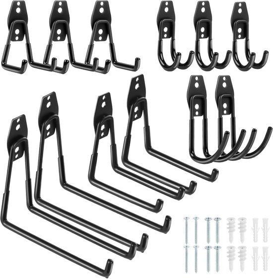 Hanger per Opificio per Garage e Giardino per l'Organizzazione di Attrezzi e Strumenti