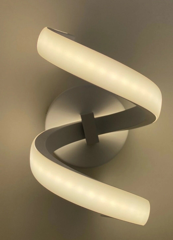 Applique Moderno Lampada da Parete a Muro per Illuminazione da Interno IP20 9W bianco Led Luce Calda 3000K
