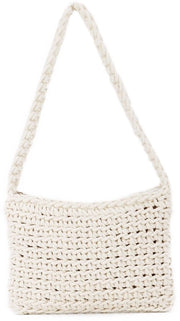 Borsa a tracolla per donne, ragazze, piccola borsa a maglia, borsa per spalla estiva intrecciata