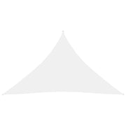 Vela ombreggiante triangolare in tessuto Oxford 4 x 4 x 5,8 m bianco 02_0009875