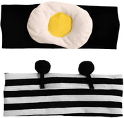 Cinturini per capelli per bambini - Elastici - Striscioni - 2 pezzi - Materiale morbido - Non scivoli - Adatti per neonati e bambini - Cinturino per capelli