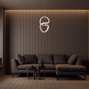 Lampada A Sospensione Led G077-3cpr Gold