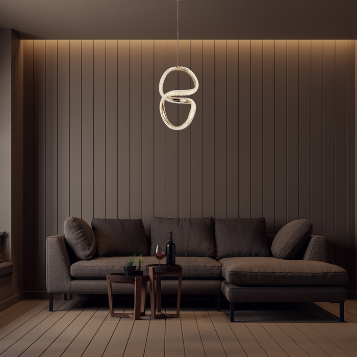 Lampada A Sospensione Led G077-3cpr Gold