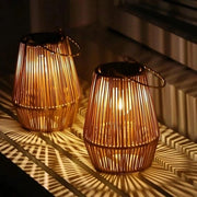 Lampade a energia solare - Set da 2 - Manuali - Esterno - Idrorepellente - Solare - Giardino - LED - Lampada da parete - Lampada da albero