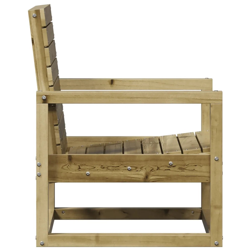 Set Salotto da Giardino 3 pz | Set di Mobili da Esterno in Legno Impregnato di Pino