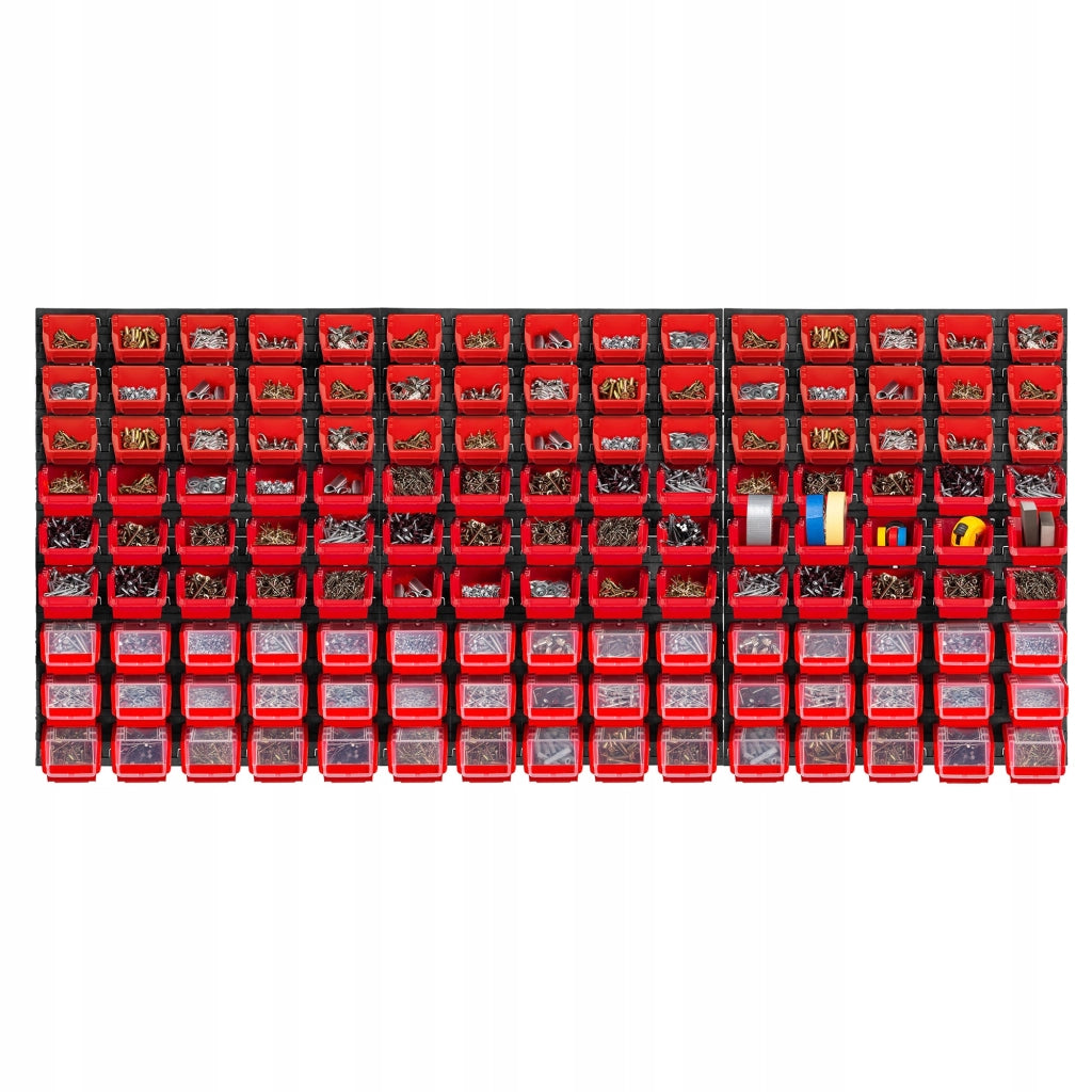 Pannello portautensili KADAX da parete per officina, 174x78 cm, 135 scomparti, garage/officina.