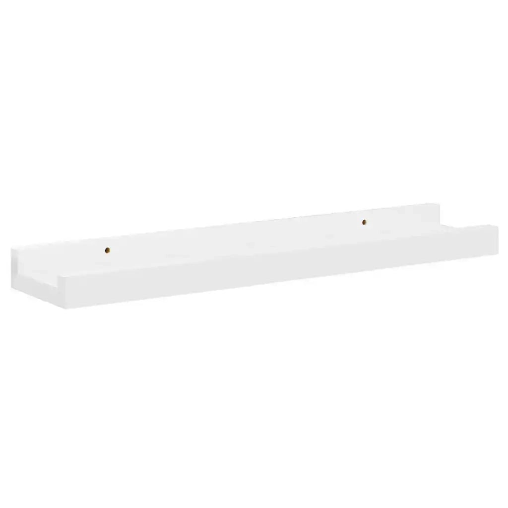 Mensole a Muro 4 pz Bianco Lucido 40x9x3 cm cod mxl 59438
