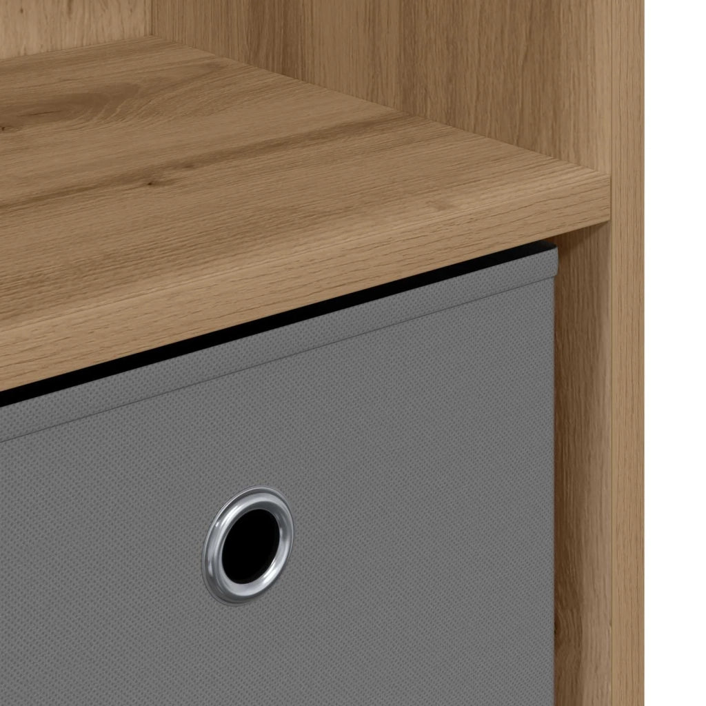 Credenza con cassetto Rovere artigianale 88,5 x 27,5 x 63,5 cm