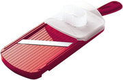 Scafo da Cucina in Ceramica Universale con Protezione per le Dita - Liscio su Ambo i Lati - 27,7 x 9,2 x 1,6 cm in Rosso