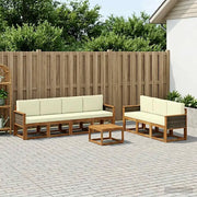 Set di divani da esterno con cuscino 7 pcs