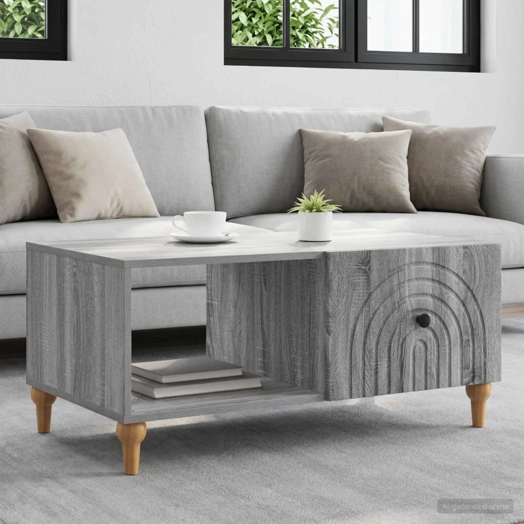 Tavolino da salotto Grigio Sonoma 90 x 50 x 40 cm 894271