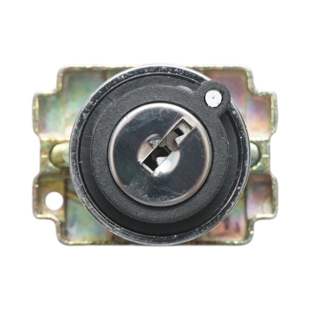 Selettore a 2 posizioni con blocco e chiave 1NO+1NC, 400V/10A, LAY5-BG45 Breckner Germany