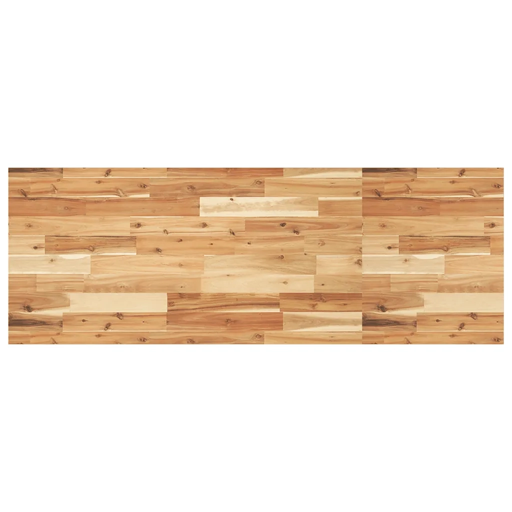 vidaXL Piano Tavolo Rettangolare 120x50x2cm Legno Massello di Acacia