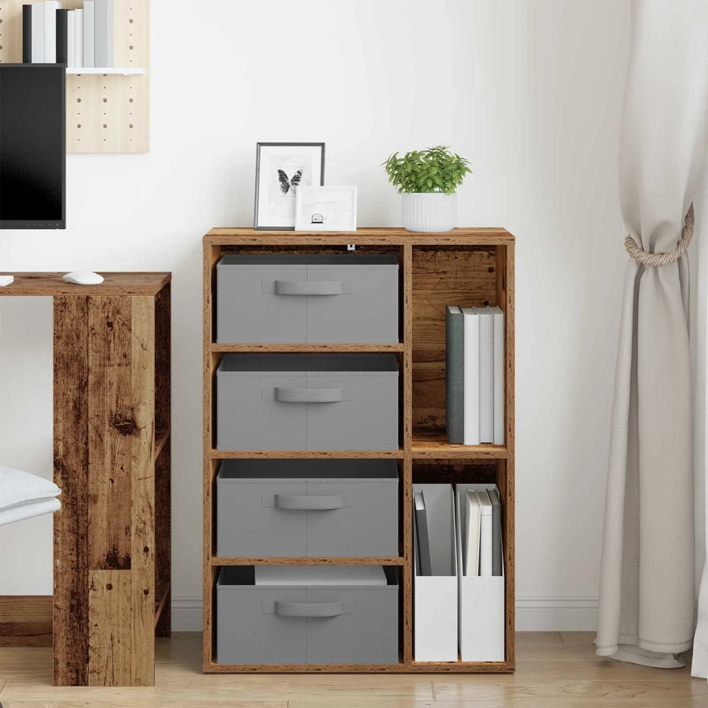 Credenza con cassetto Legno vecchio 60 x 33,5 x 84 cm