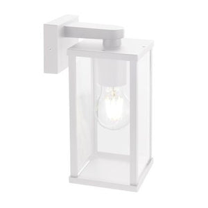 Applique in Basso da Esterno E27 in Alluminio Sovil Bianco