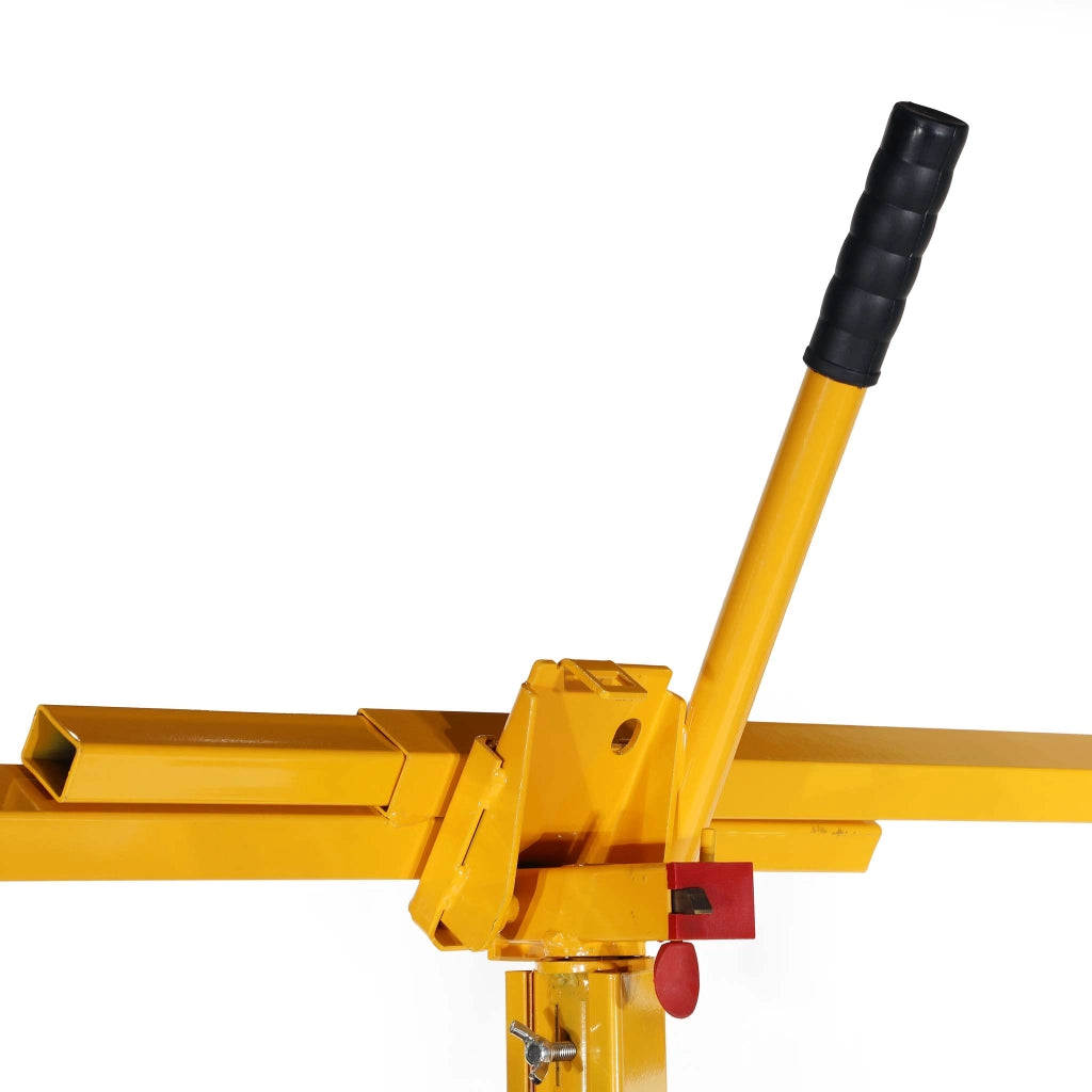 Sollevatore pannelli cartongesso max 75kg, altezza 145-350cm, Carrello Alzapannelli Alzalastre