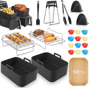 Accessori per Frittelle in 22 pezzi - Muffin Tree in Silicone, Griglia in Acciaio Inossidabile e Resistente al Lavastoviglie