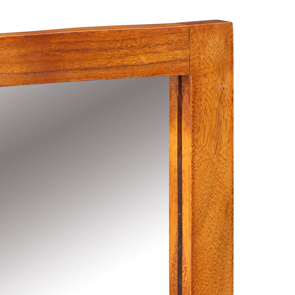 Tavolo per trucco Marrone Miele Legno Massello di Acacia
