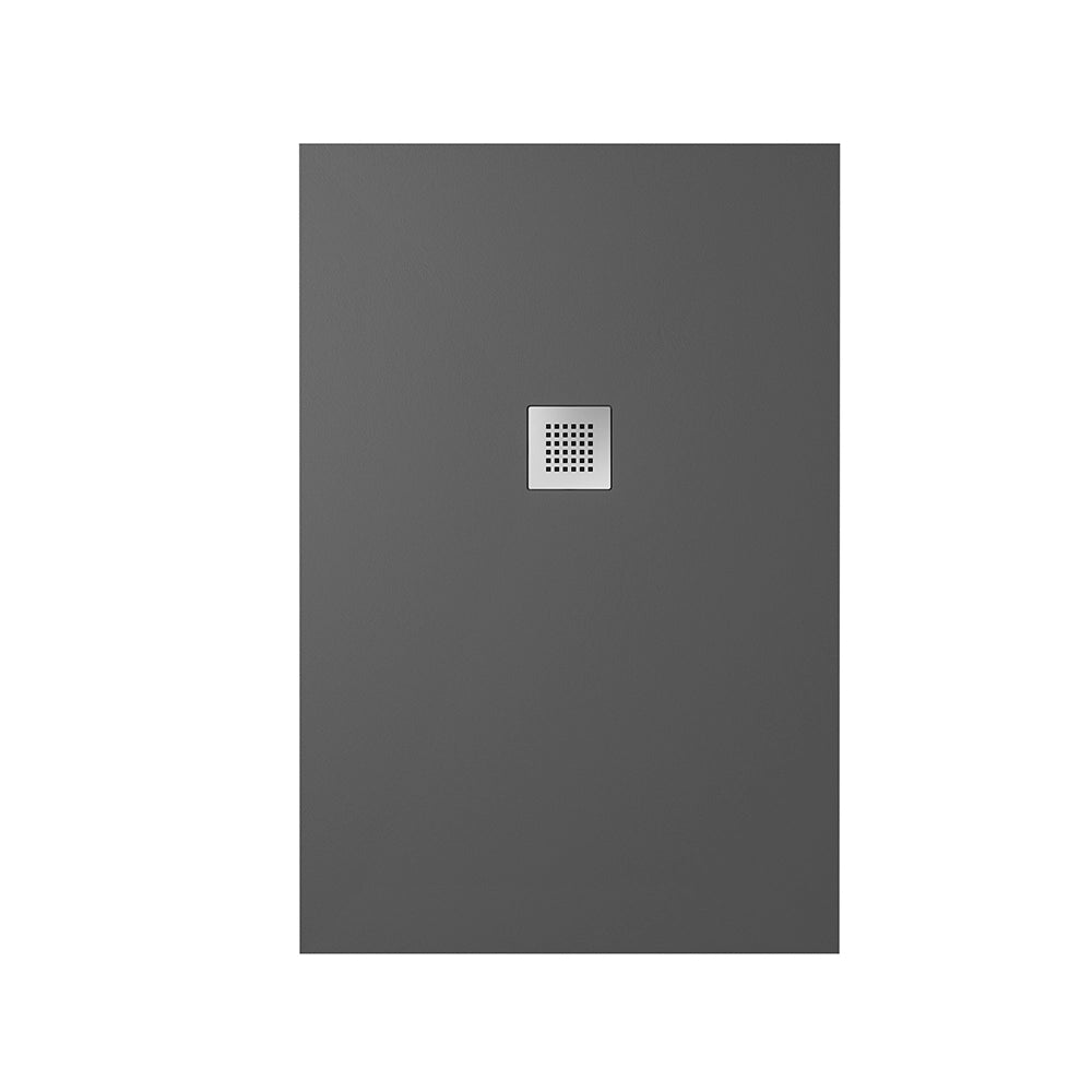 Piatto doccia 70x90cm in marmoresina nero effetto pietra | Kos