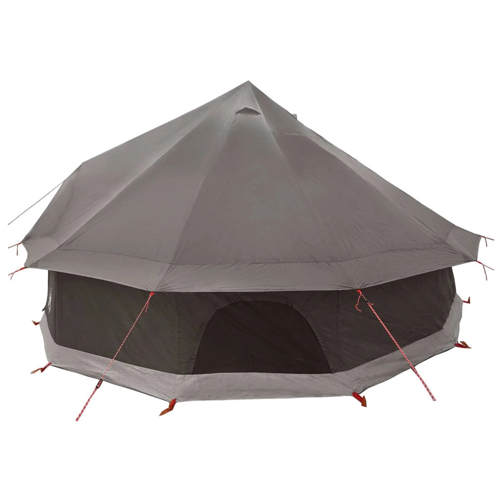 Tenda Tipi con tetto Marrone Grigio 400 x 400 x 250 cm 42029029