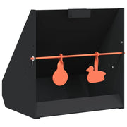 vidaXL Trappola per pallini Nero 31 x 23 x 31.5 cm Acciaio