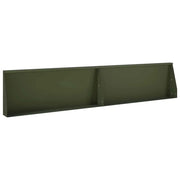 Muro di contenimento 2 pz 100 x 12 x 30 cm Acciaio Verde Oliva 8015139