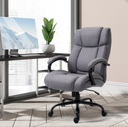 Sedia da ufficio ergonomica grigio chiaro, portata 220 kg