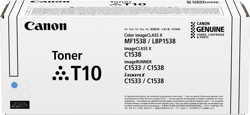 Canon T10 cartuccia toner 1 pz Originale Ciano