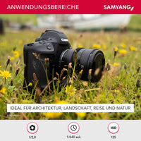 Obiettivo grandangolare per cinema e video MF 24mm T1,5 VDSLR MK2 MFT – luminosità T1,5 per MFT Mount, Lunghezza focale fissa, full-frame e APS-C, risoluzione 8K