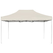 Gazebo Professionale Pieghevole in Alluminio 4,5x3 m Crema 45491